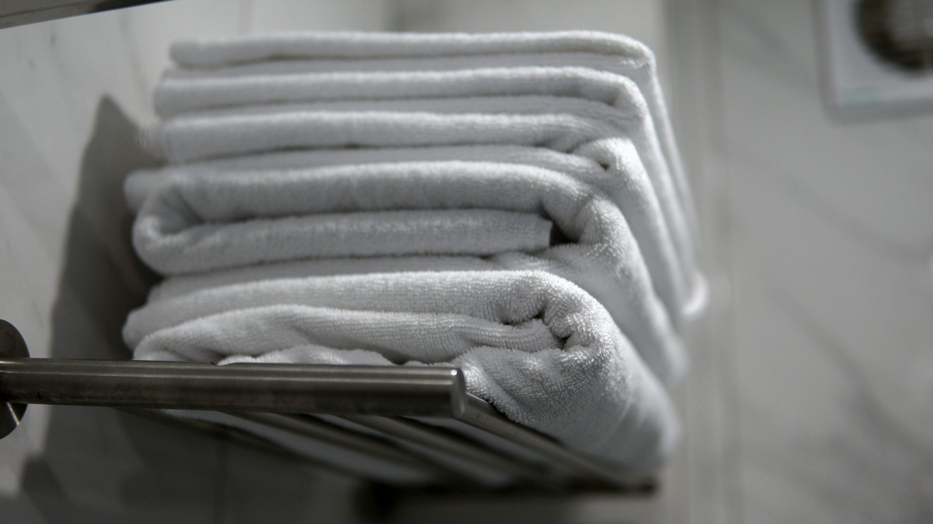 Soft neutral towels