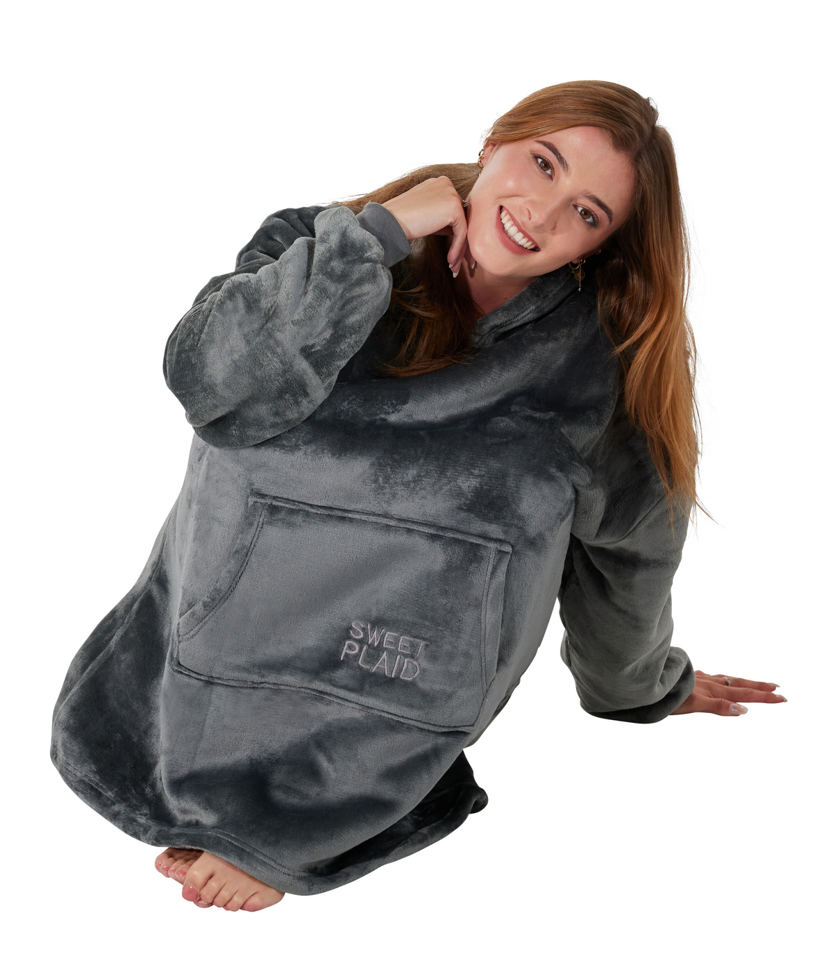 Coperta Felpa con Cappuccio Soraya