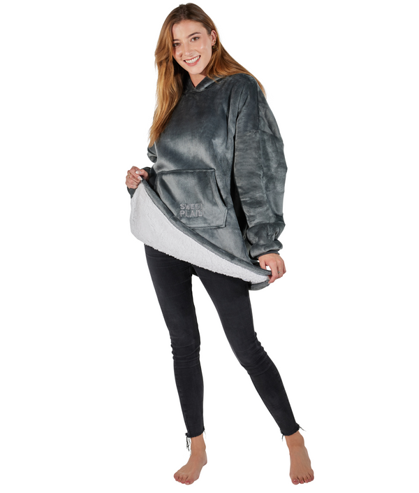 Coperta Felpa con Cappuccio Soraya