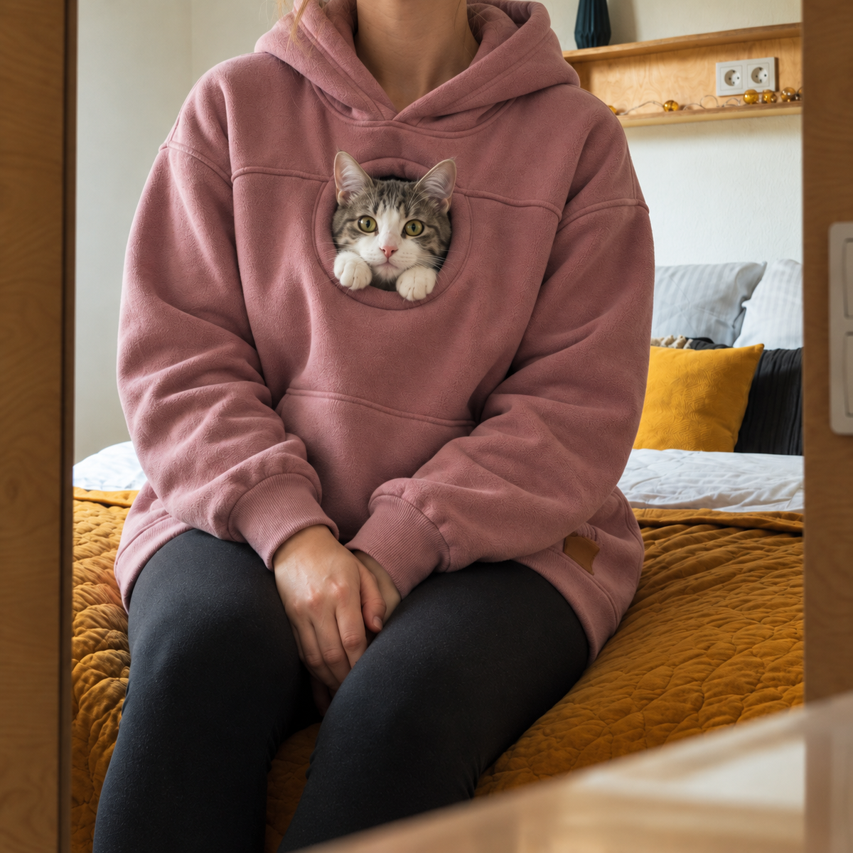 Soraya Kitty Hoodie - Lifestyle 1