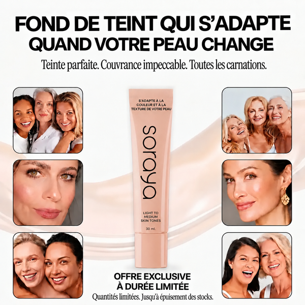 Soraya™ – Fond de Teint Adaptatif Caméléon