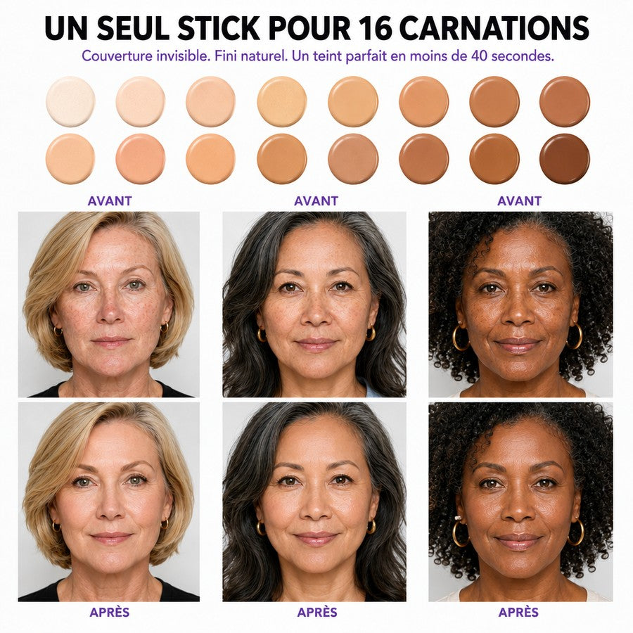 Ajustement automatique de la teinte, toujours le ton parfait