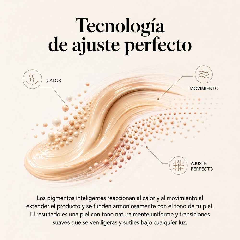 Base de maquillaje que se adapta a tu tono de piel Soraya
