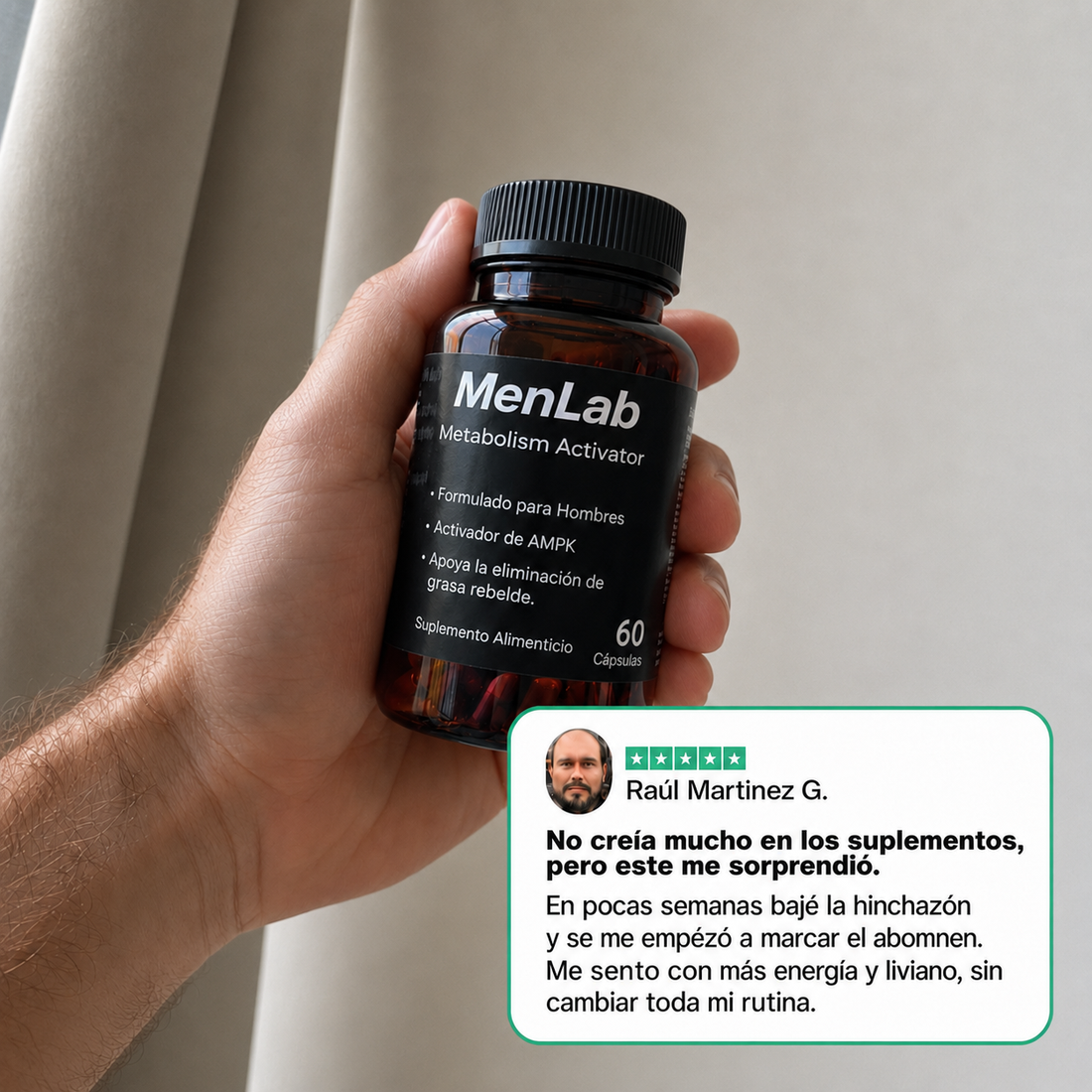 MenLab® - Recupera un aspecto firme y masculino.