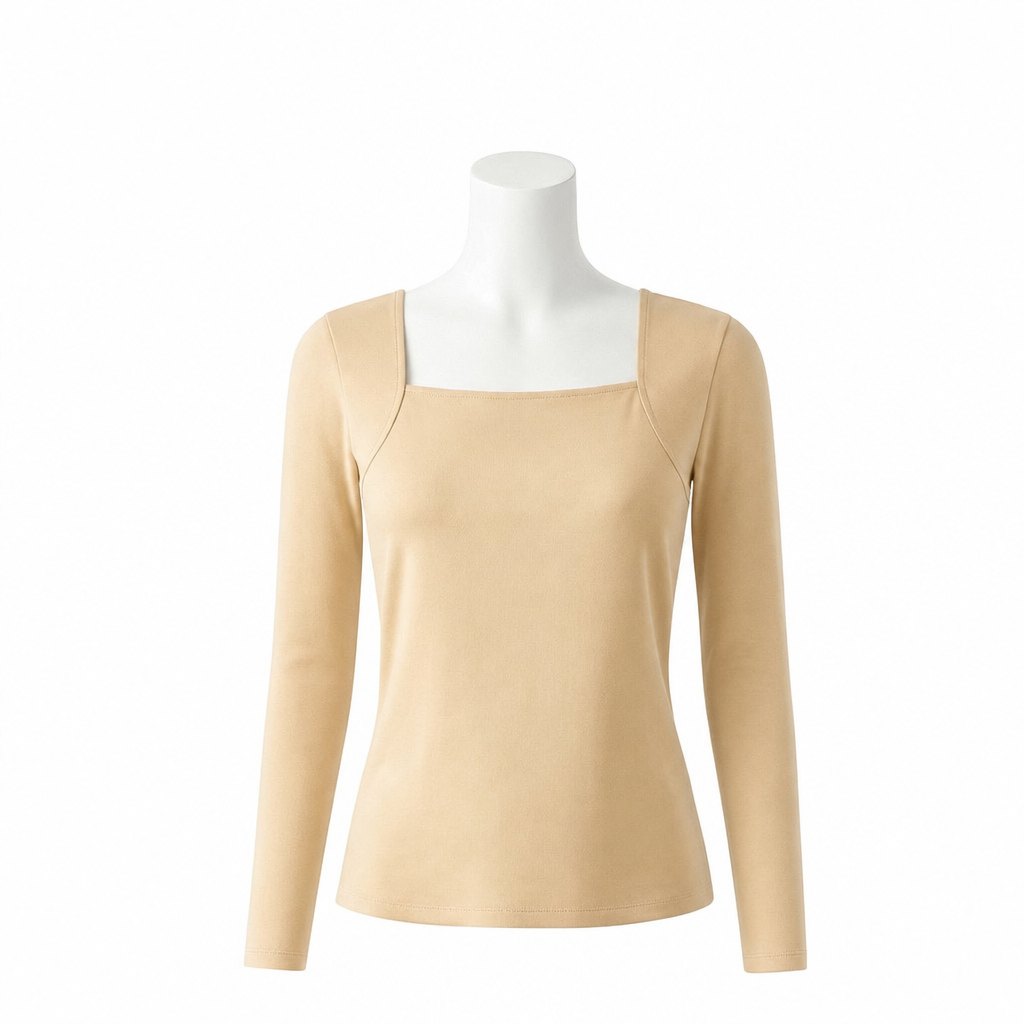 Sculpt Long-Sleeve Nude