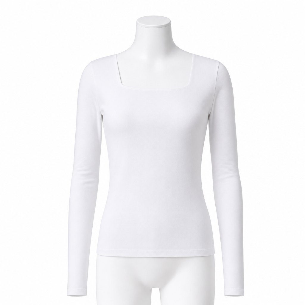 Sculpt Long-Sleeve White