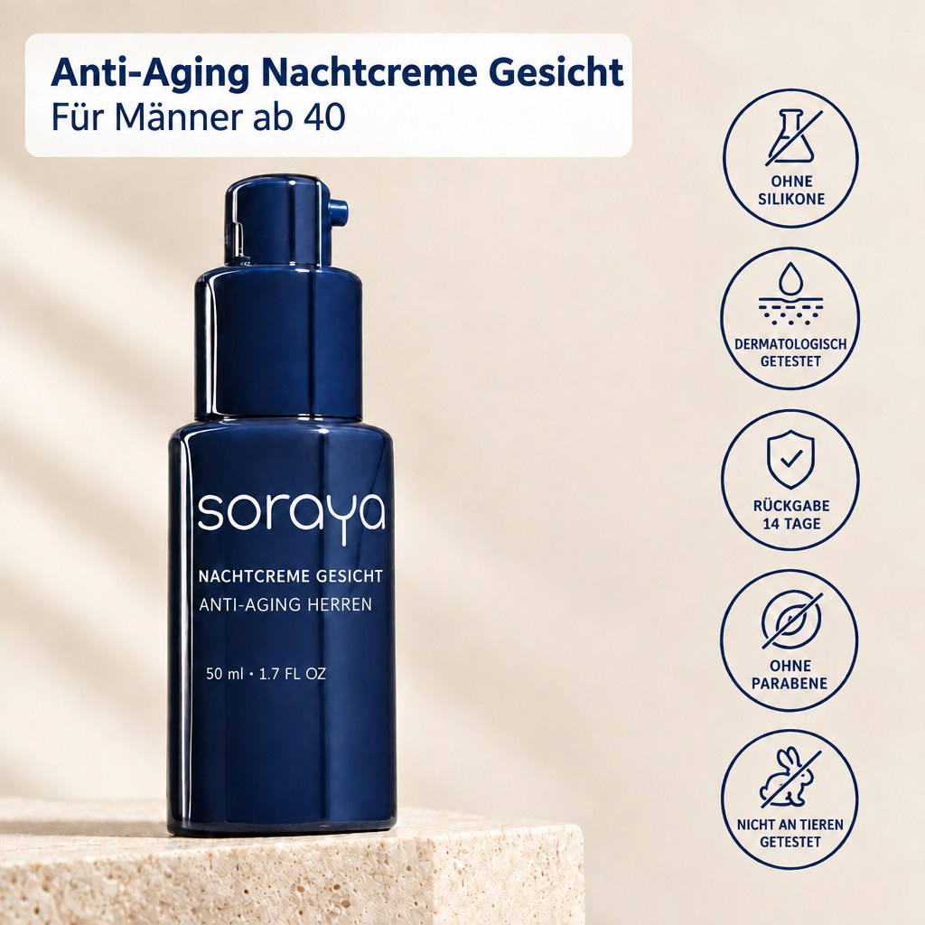 Soraya Nachtcreme Gesicht Anti-Aging Herren