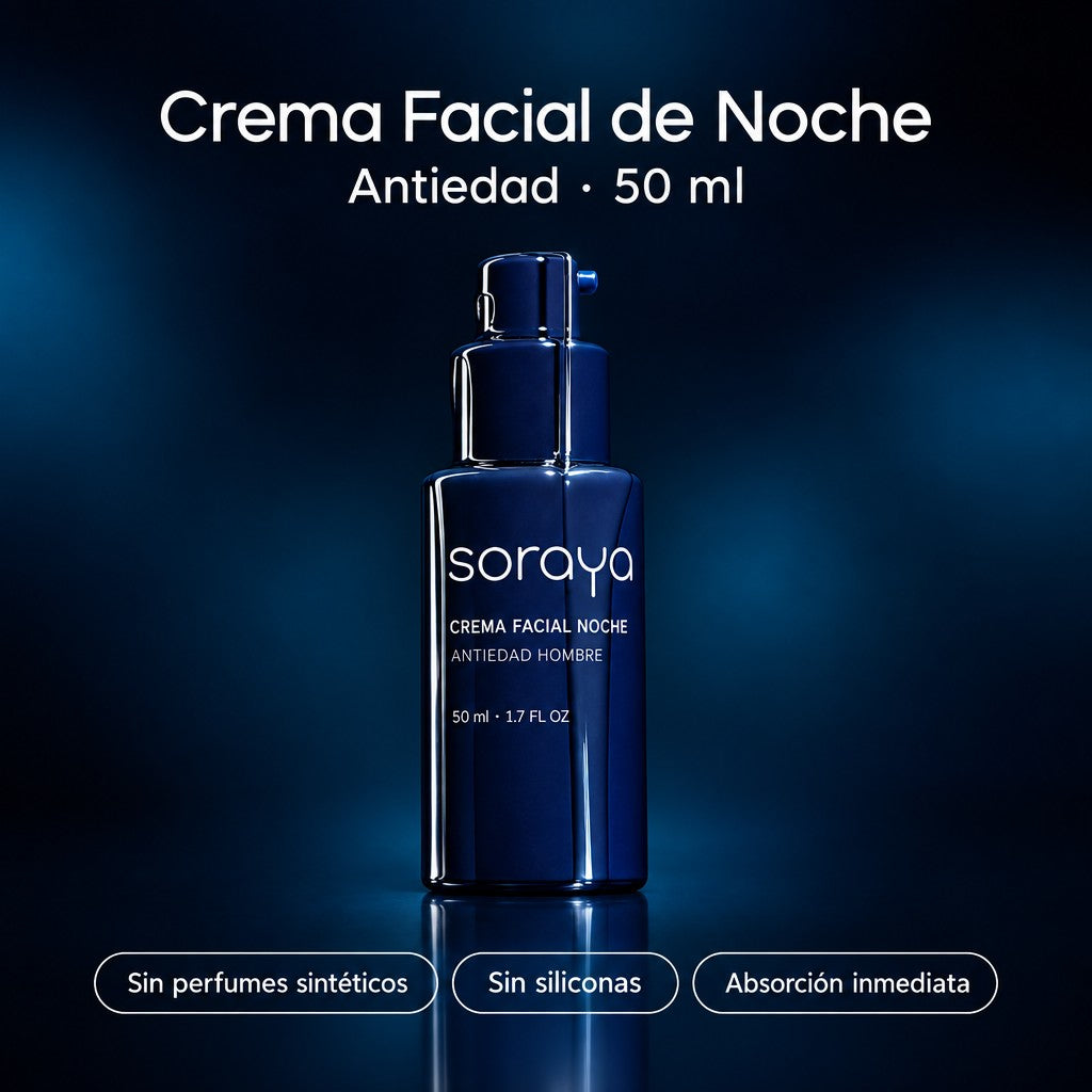 Soraya Crema Facial de Noche Antiedad Hombre
