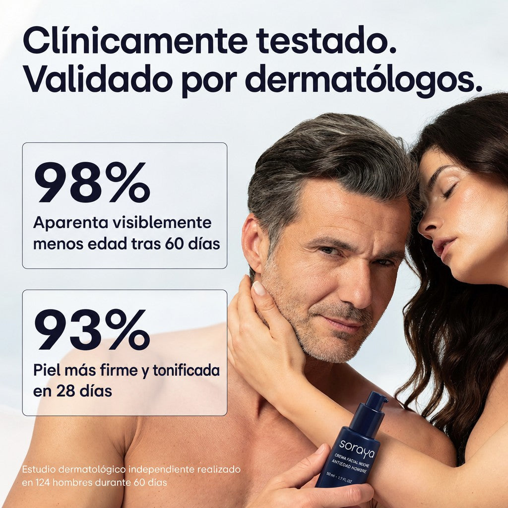 Soraya Crema Facial de Noche Antiedad Hombre