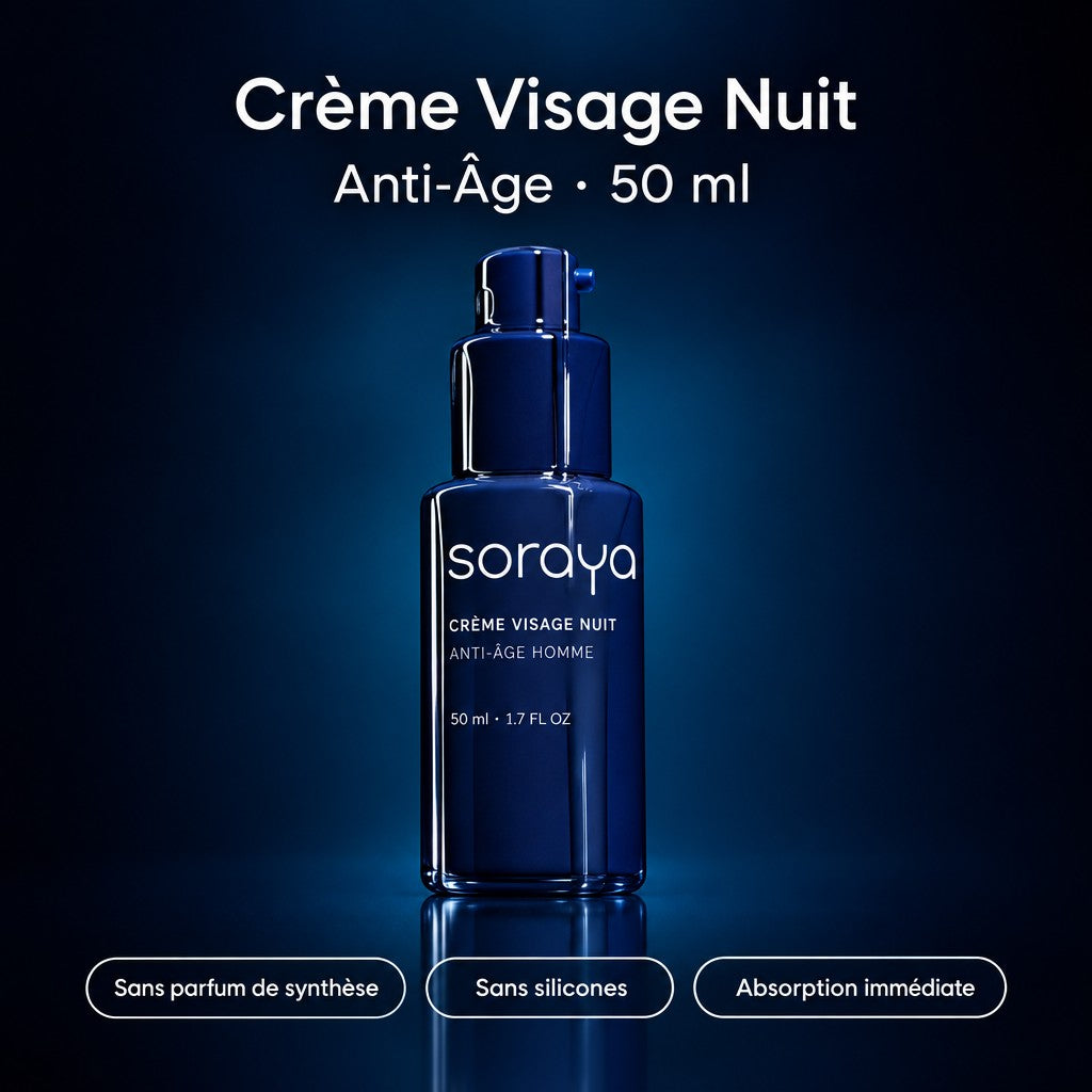 Soraya Crème Visage Nuit Anti-Âge Homme