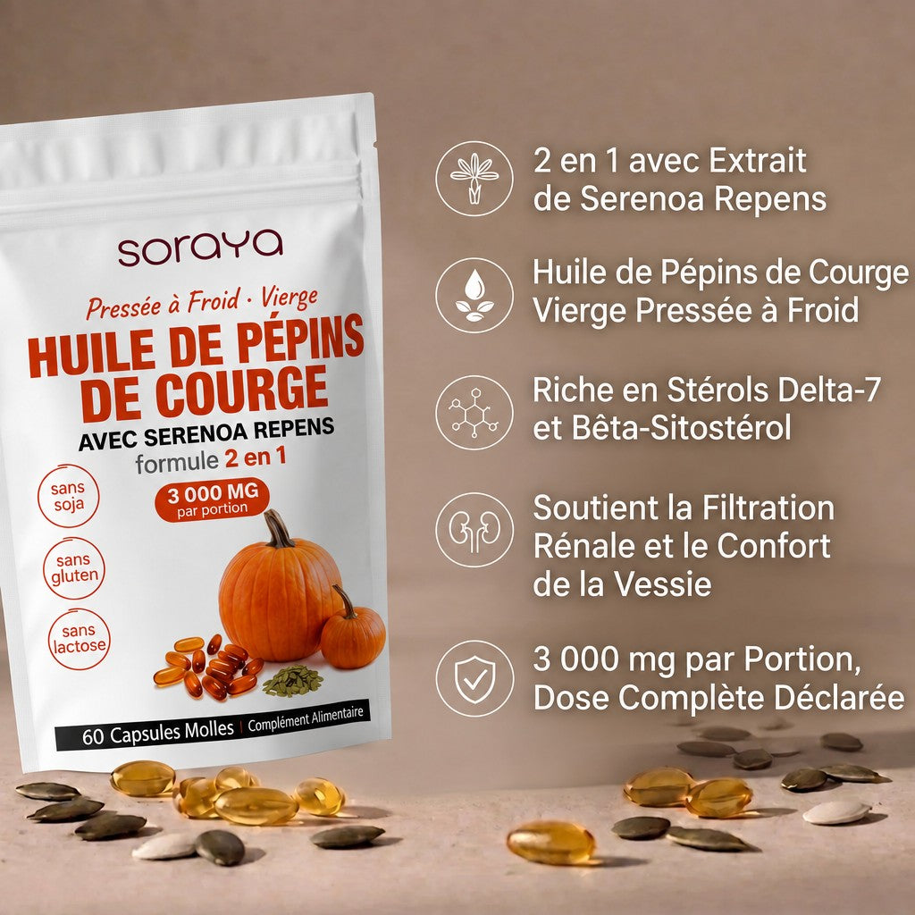 Huile de Pépins de Courge Soraya