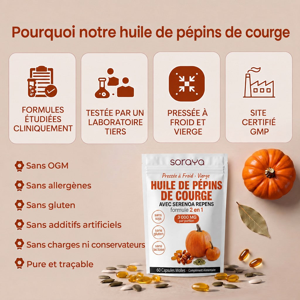 Huile de Pépins de Courge Soraya