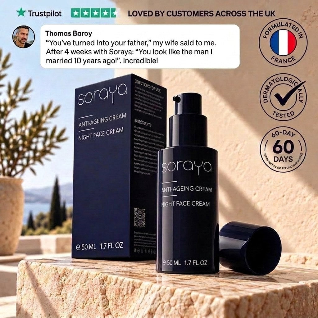 Soraya – Anti-Ageing Night Face Cream for Men 40+ | 50 ml