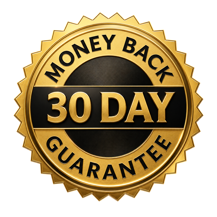 30 day money back guarantee